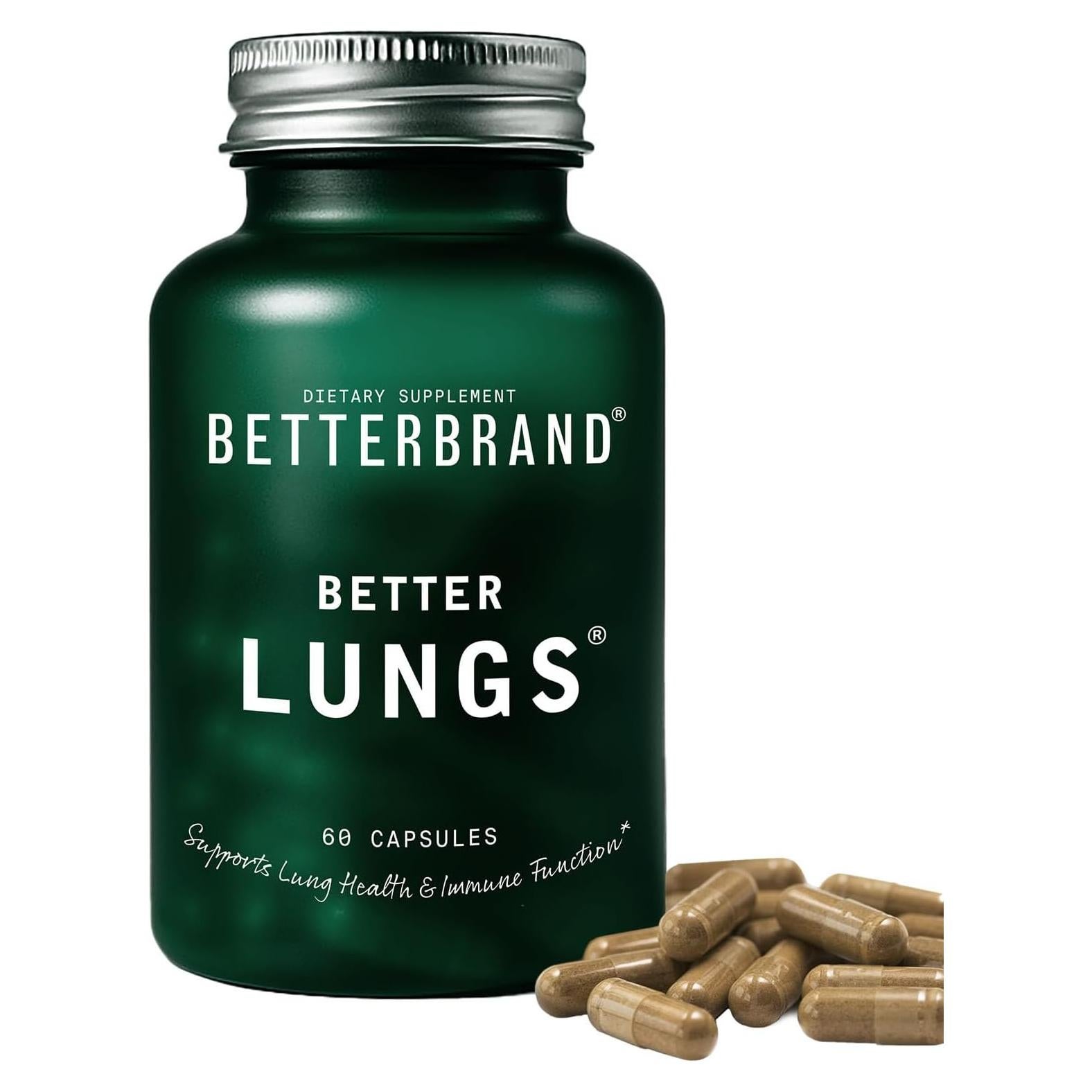 Suplemento Respiratorio Betterbrand BetterLungs 60 Cápsulas