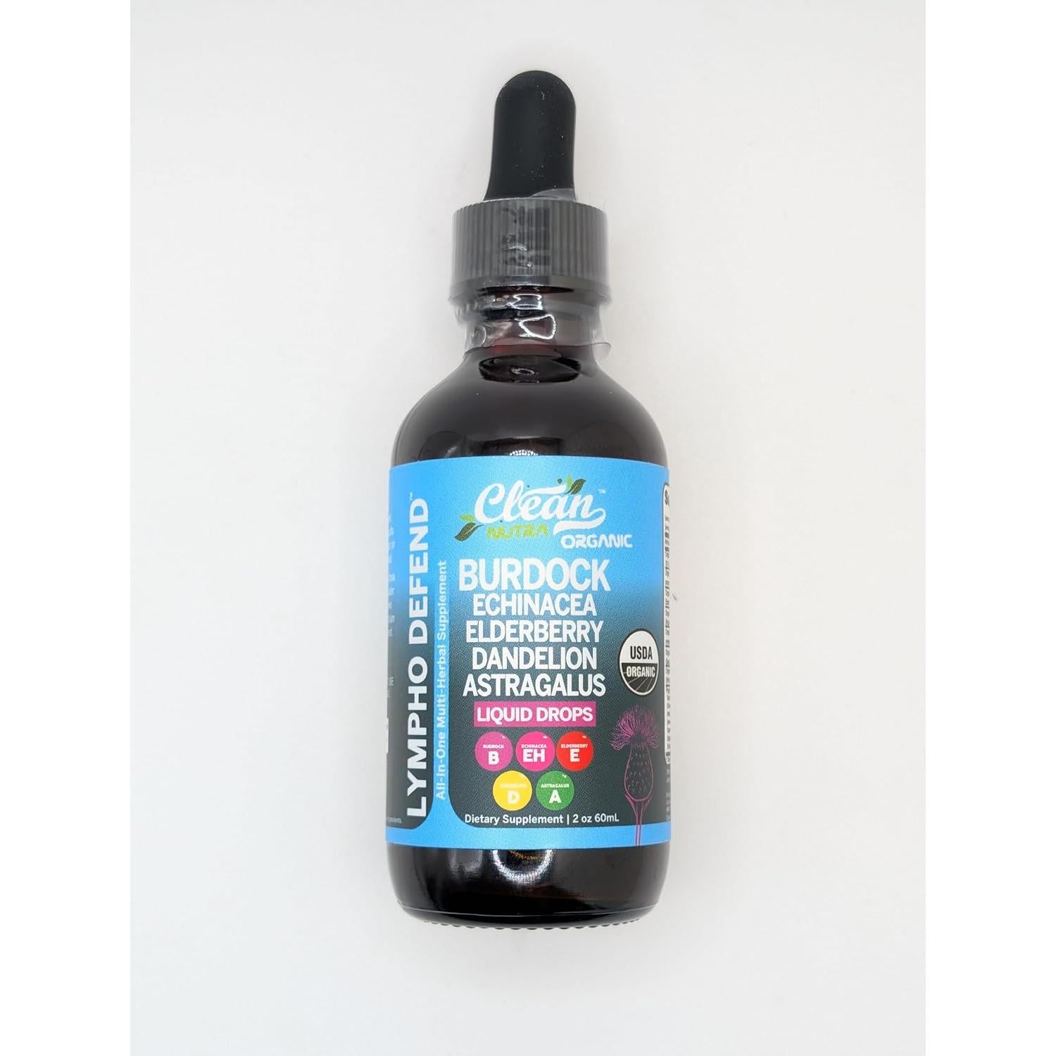 Gotas de Drenaje Linfático Clean Nutraceuticals 45.4g