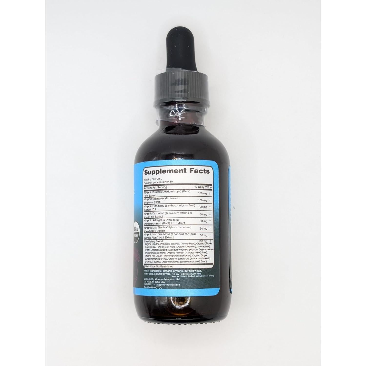 Gotas de Drenaje Linfático Clean Nutraceuticals 45.4g