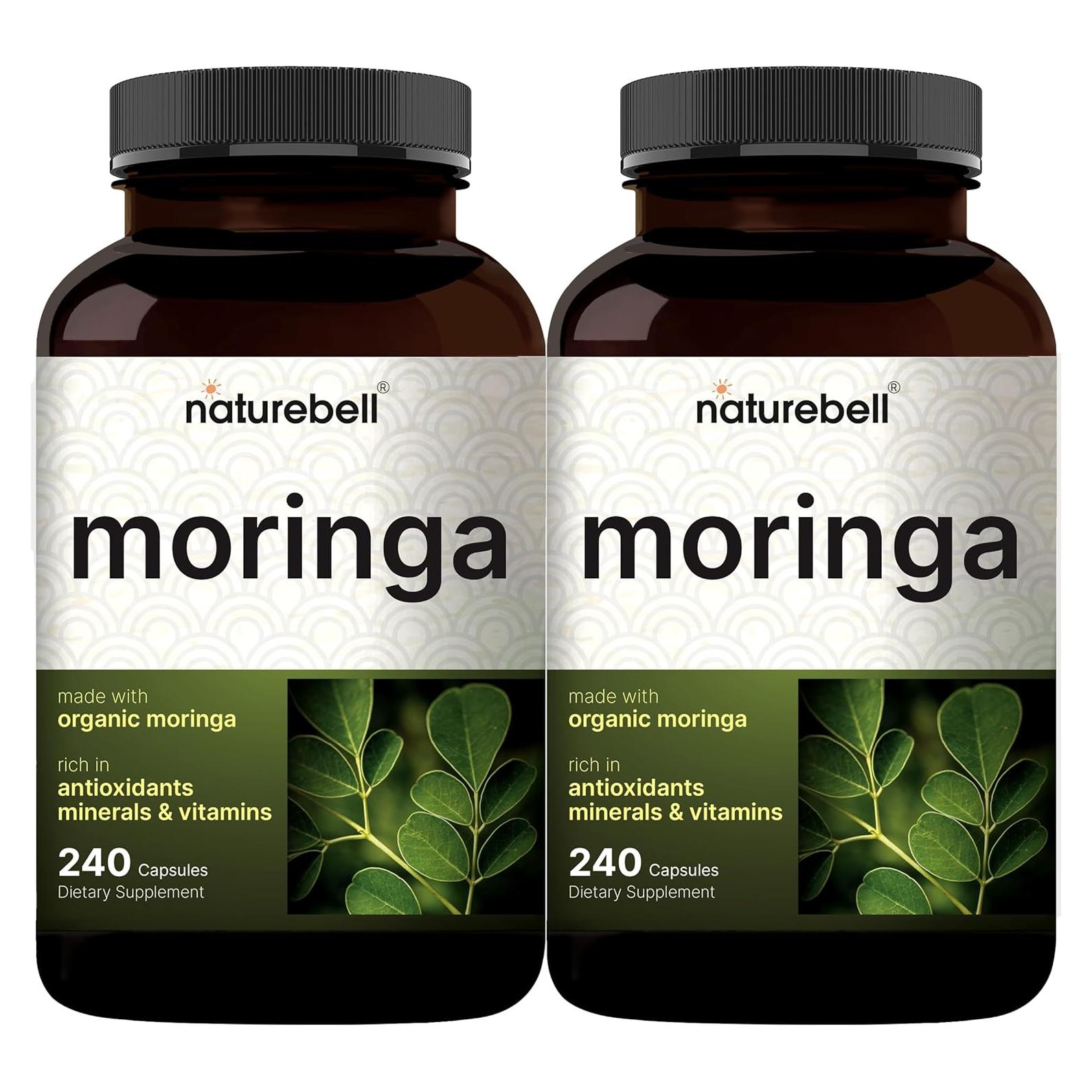 Cápsulas de Moringa NatureBell 480 Unidades 8000mg Orgánica