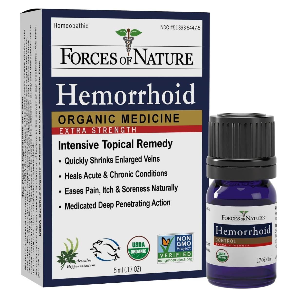 Control de Hemorroides Extra Fuerte Forces of Nature 5ml