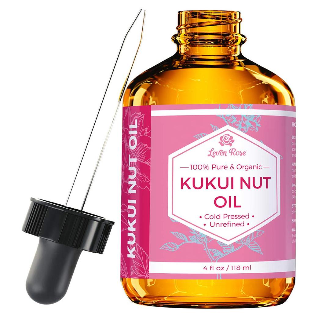 Leven Rose Aceite de Nuez Kukui 118 ml - Hidratante Facial y Capilar