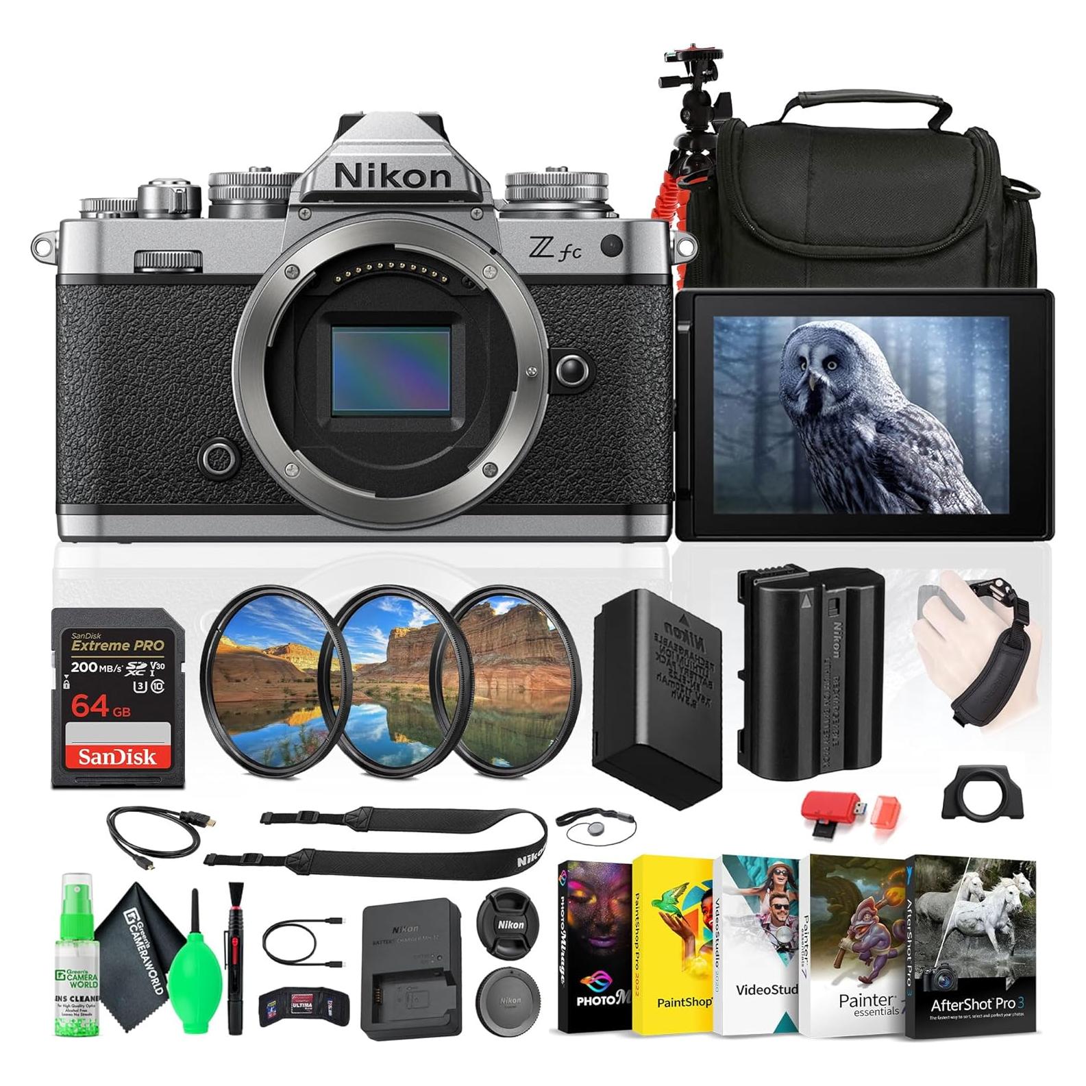 Cámara Sin Espejo Nikon Z fc 20.9MP + Accesorios Completo