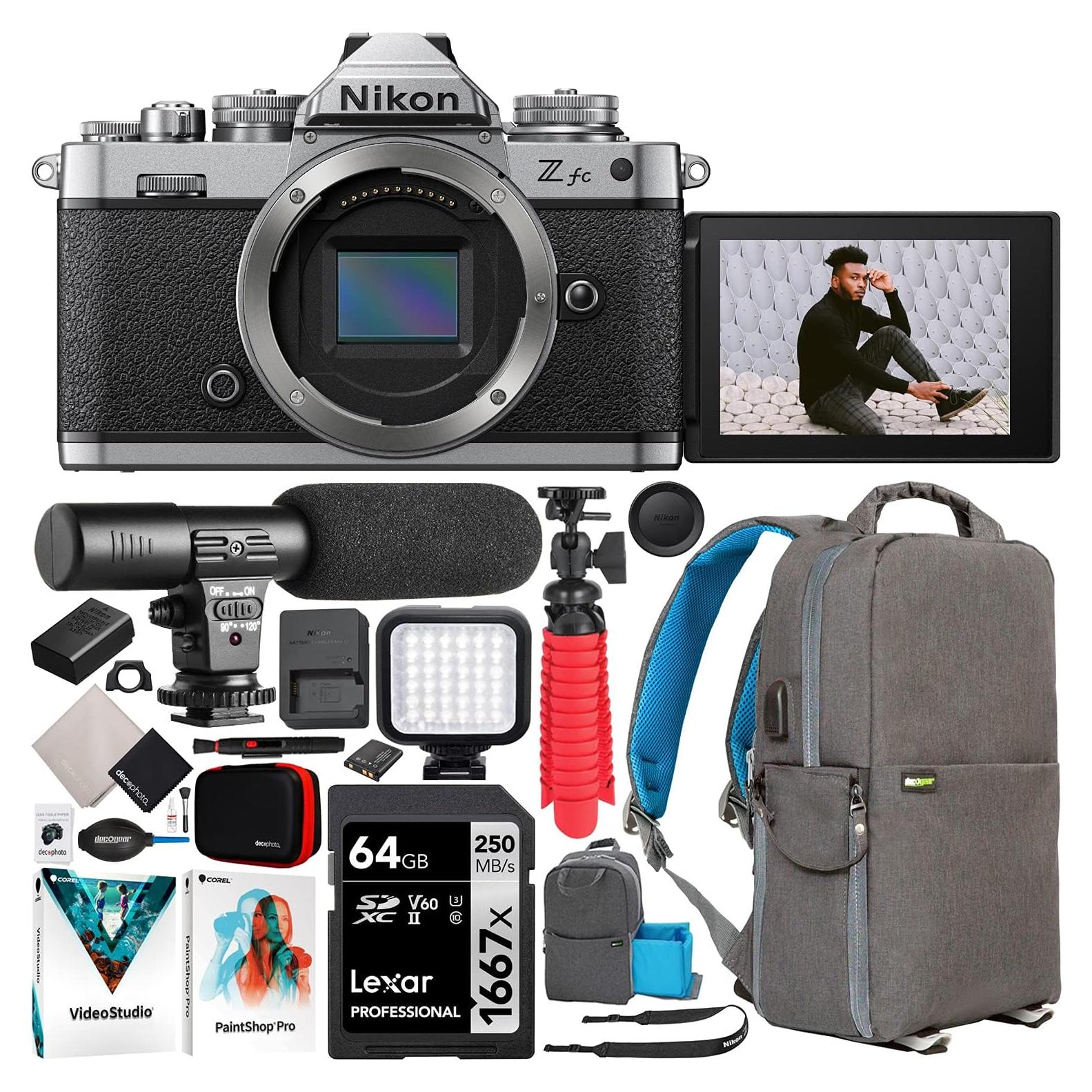 Cámara Sin Espejo Nikon Z fc DX 20.9 MP + Accesorios