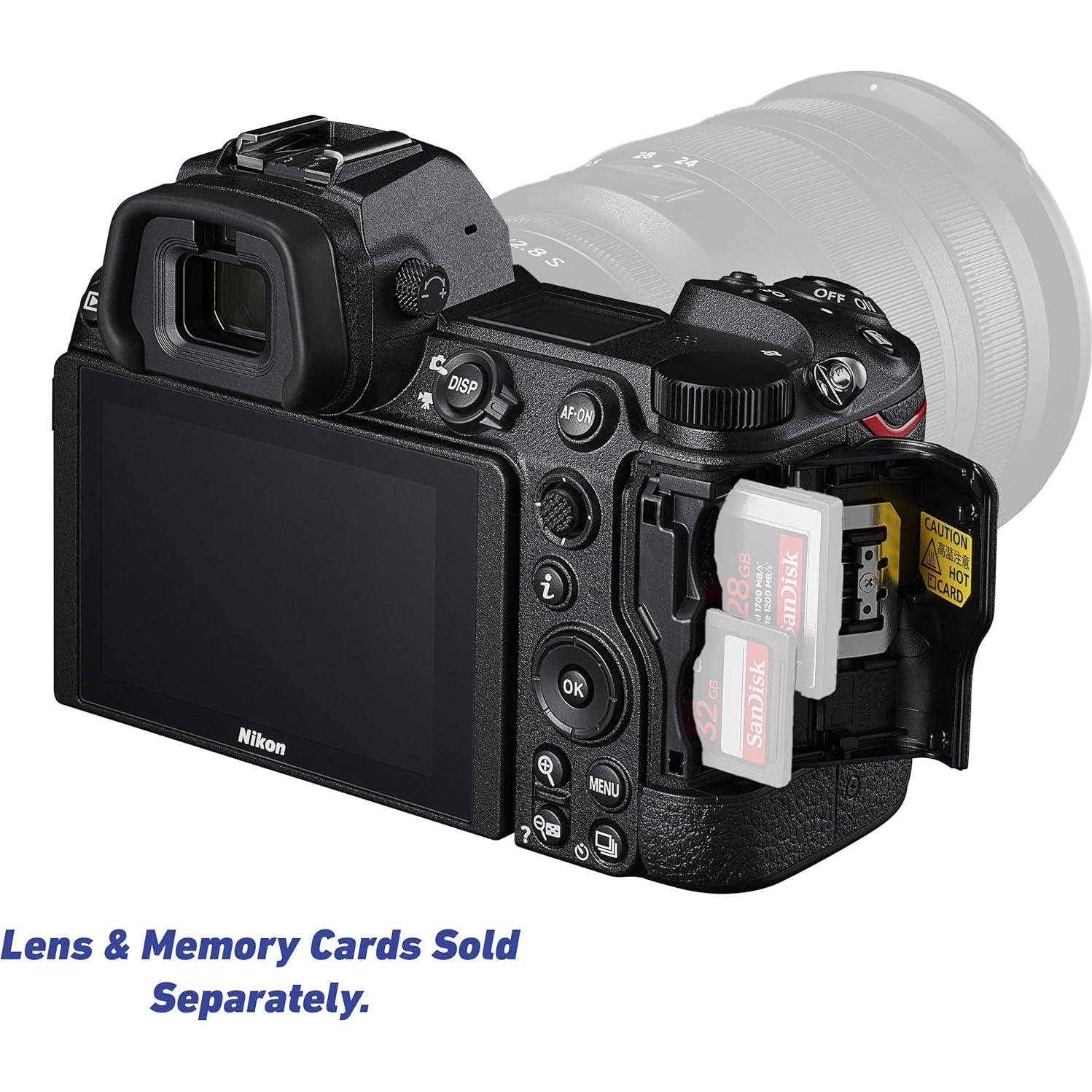 Cámara Sin Espejo Nikon Z6 II + Accesorios Esenciales 21 Piezas