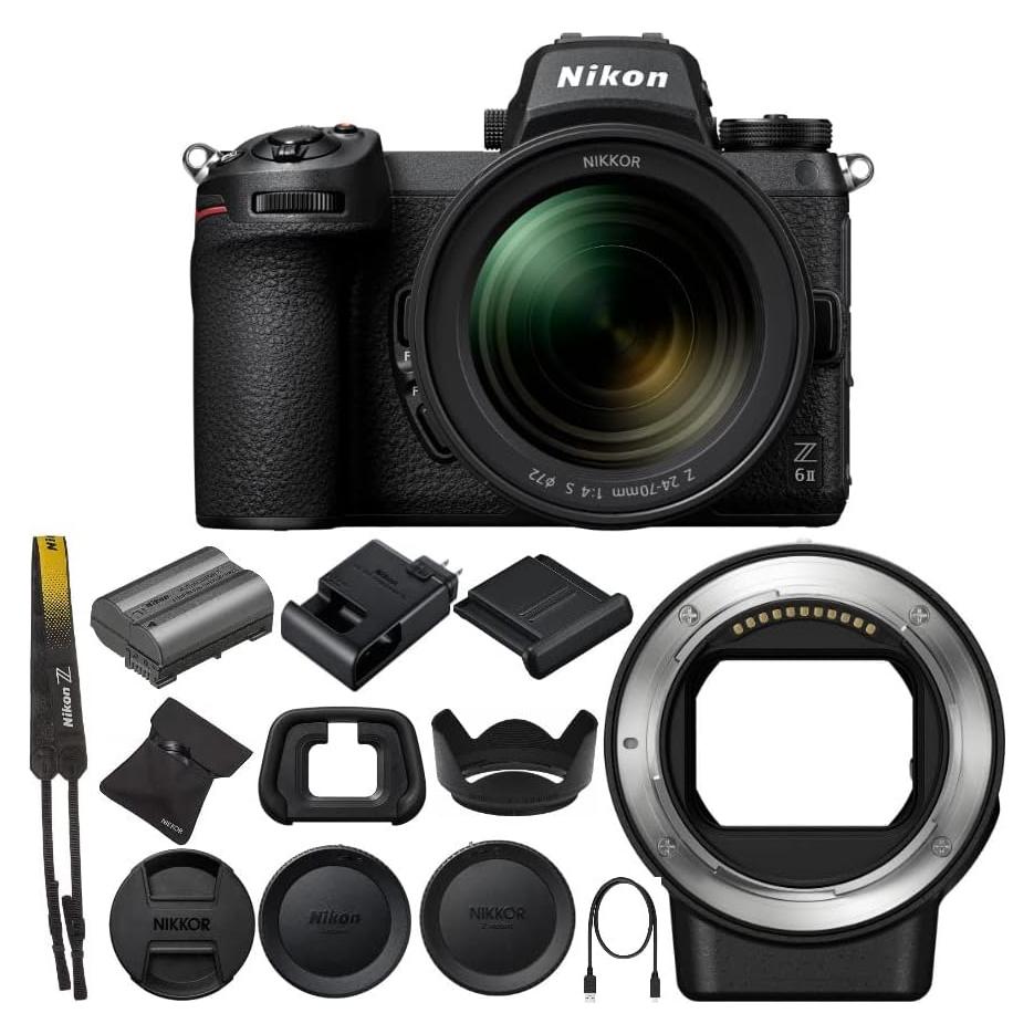 Cámara sin Espejo Nikon Z 6II + Lente NIKKOR Z 24-70mm f/4 S