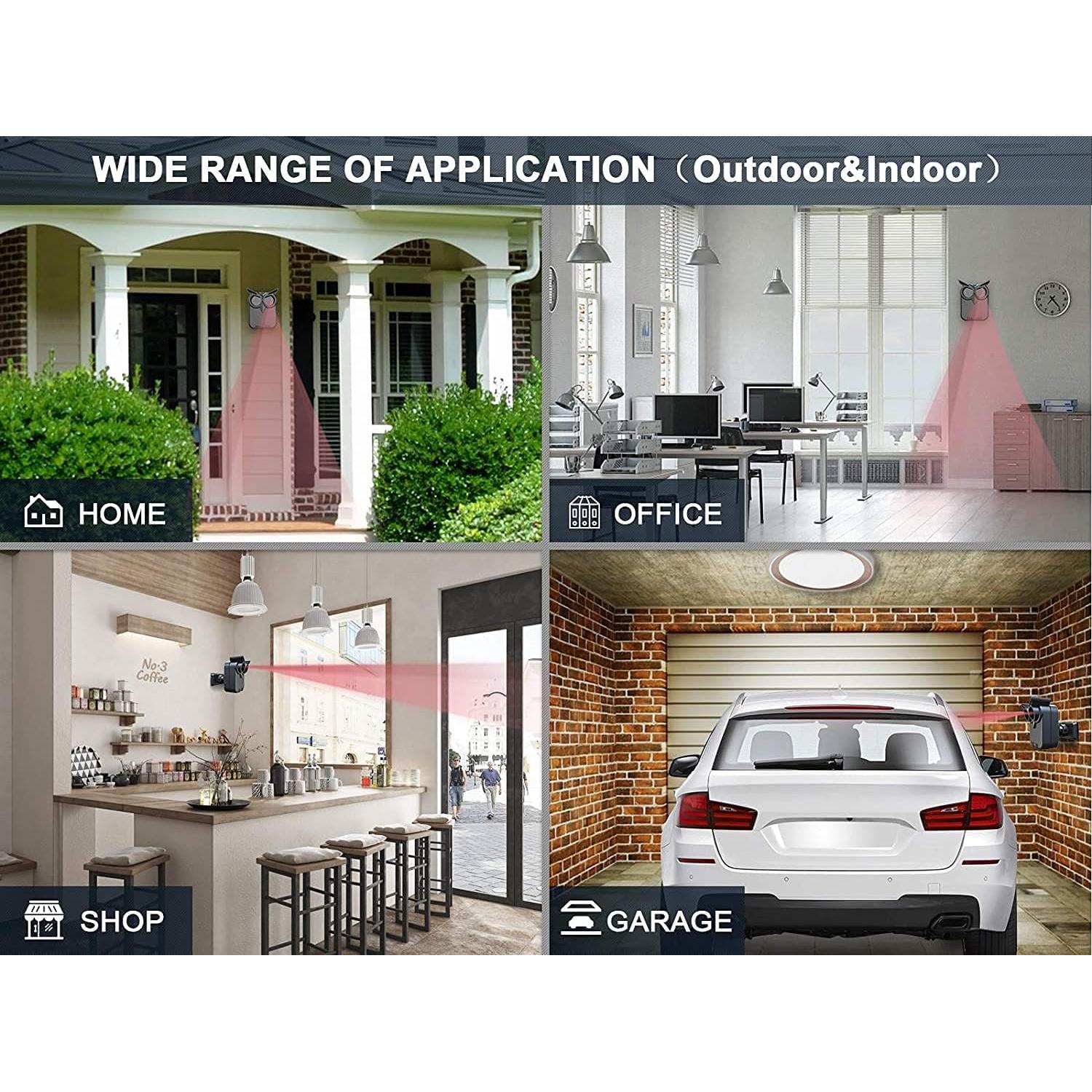 Alarma Inalámbrica HTZSAFE con 3 Sensores y Receptor