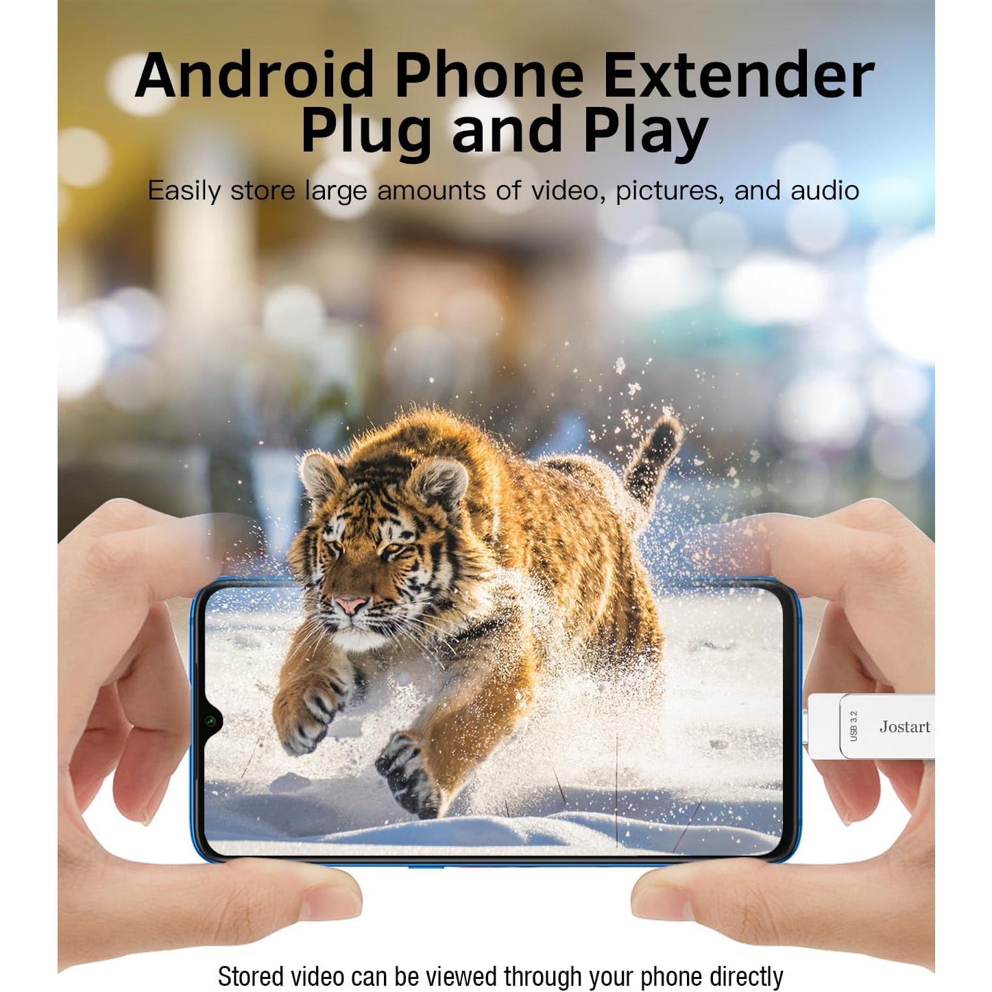 Unidad Flash USB C JOSTART 256GB 500MB/s Doble Interfaz