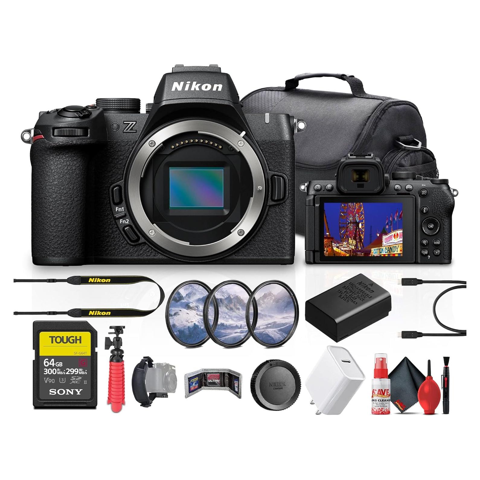 Cámara Digital Sin Espejo Nikon Z50 II 20.9MP + Accesorios