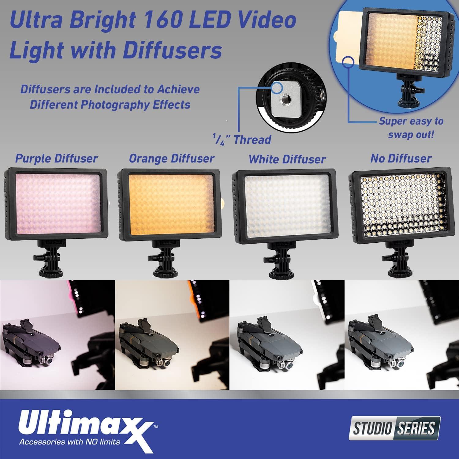 Ultimaxx Advanced FUJIFILM X-S20 Mirrorless Camera Bundle (Black - Body Only) - Includes: 128GB Extreme Memory Card, Replacement Battery, LED Video Light, V-Shaped Bracket & Much More (24pc Bundle)