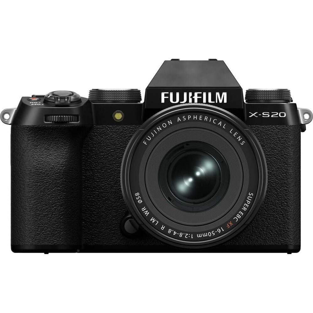 Cámara Mirrorless Fujifilm X-S20 con Lente XF 16-50mm y Accesorios