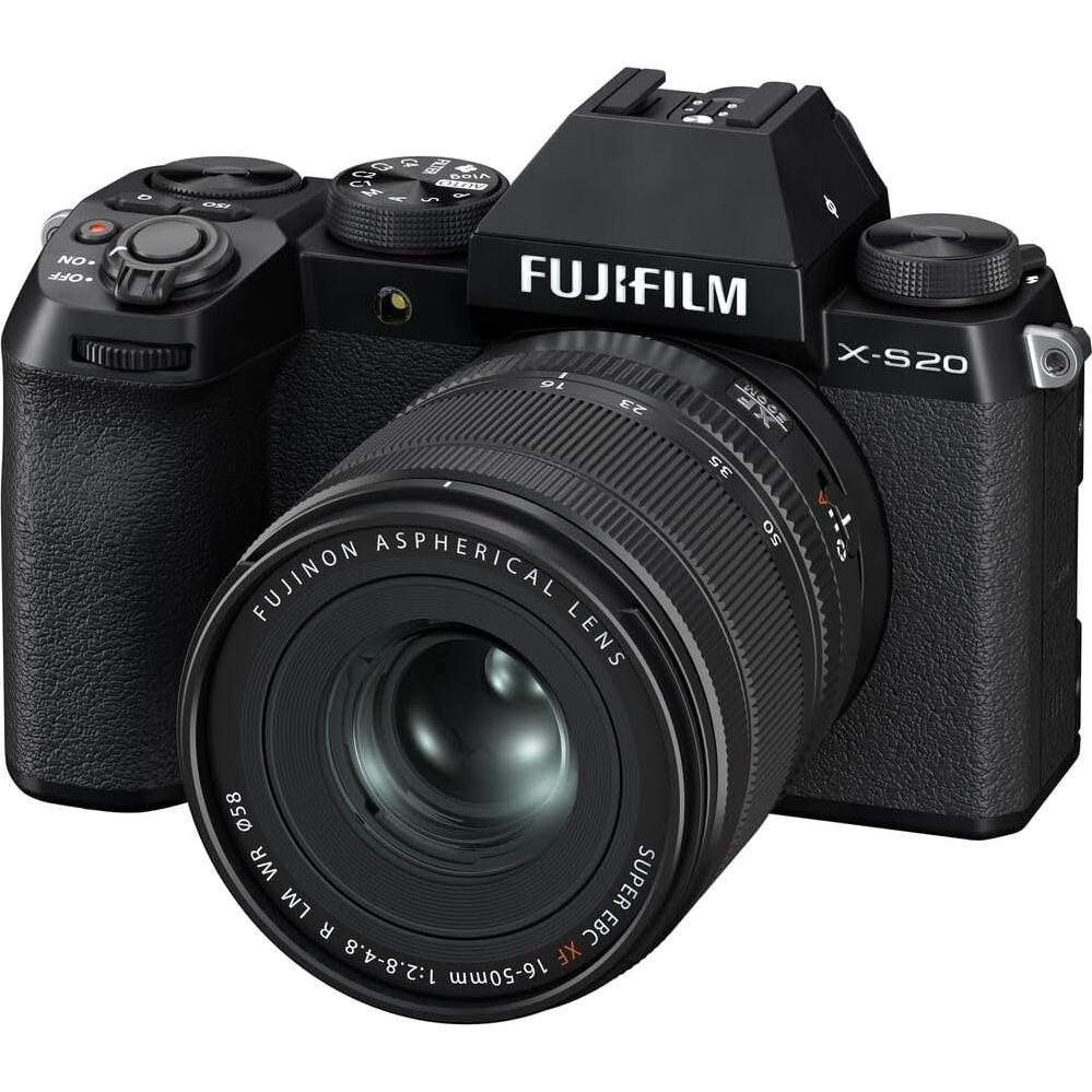 Cámara Mirrorless Fujifilm X-S20 con Lente XF 16-50mm y Accesorios