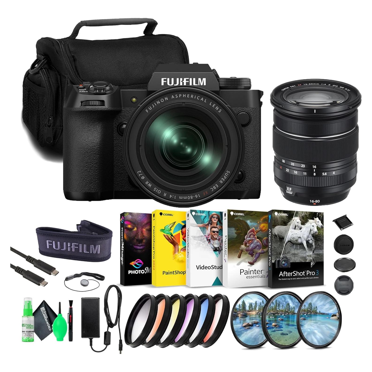 Cámara Digital Sin Espejo Fujifilm X-H2 40MP con Lente 16-80mm