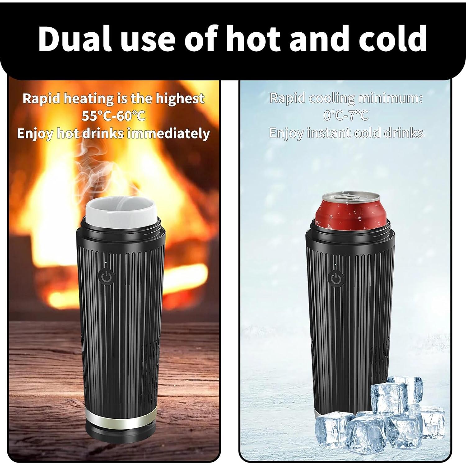 Taza inteligente 12V Yesinaly 2 en 1 para auto