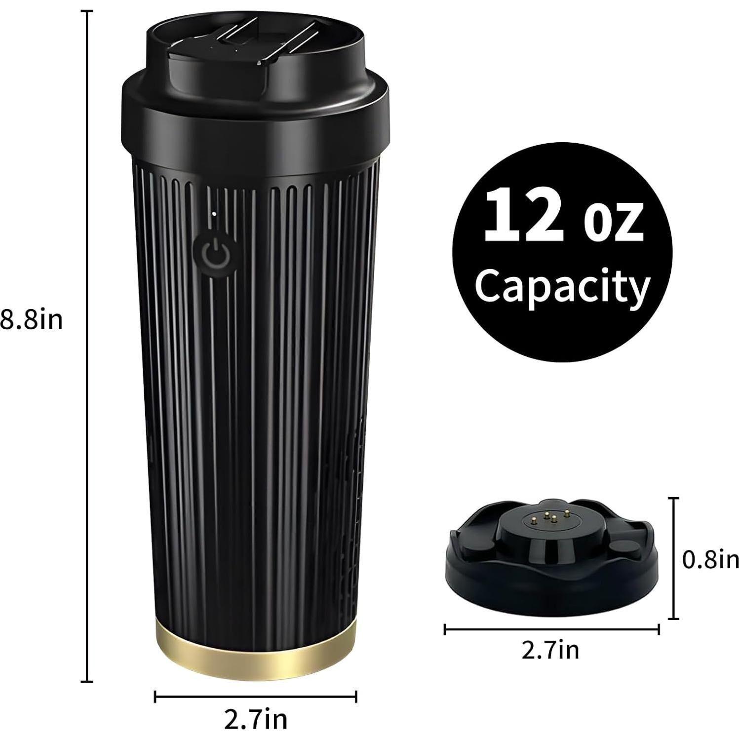 Taza inteligente 12V Yesinaly 2 en 1 para auto