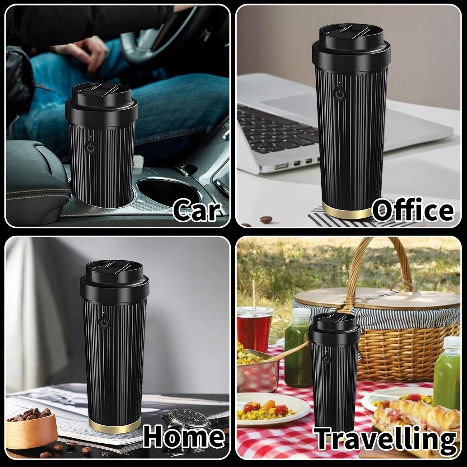 Taza inteligente 12V Yesinaly 2 en 1 para auto