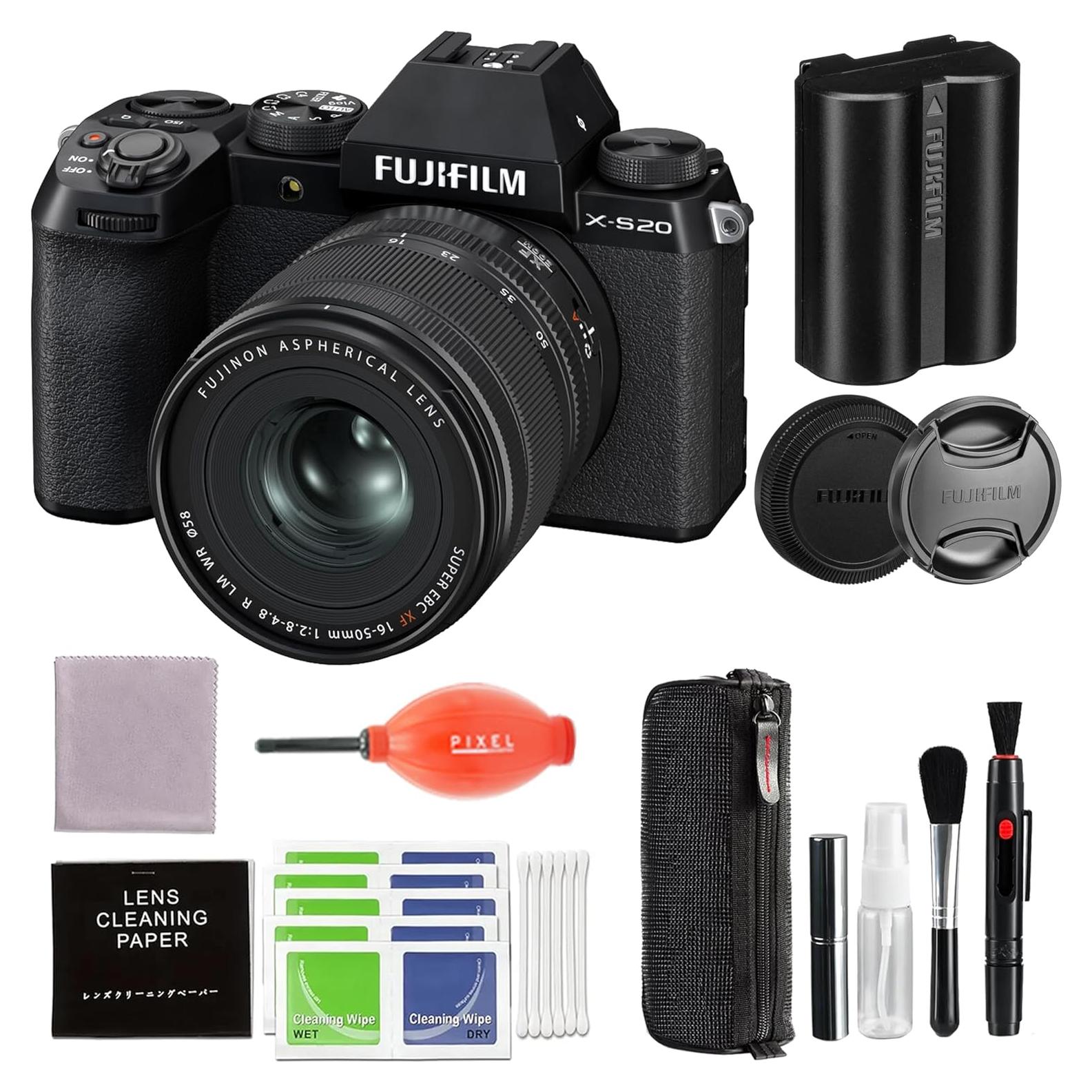 Cámara Digital Sin Espejo Fujifilm X-S20 con Lente 16-50mm