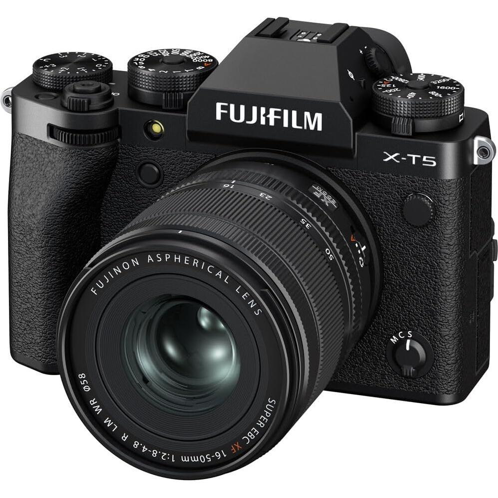 Cámara Digital Mirrorless Fujifilm X-T5 con Lente 16-50mm y Accesorios