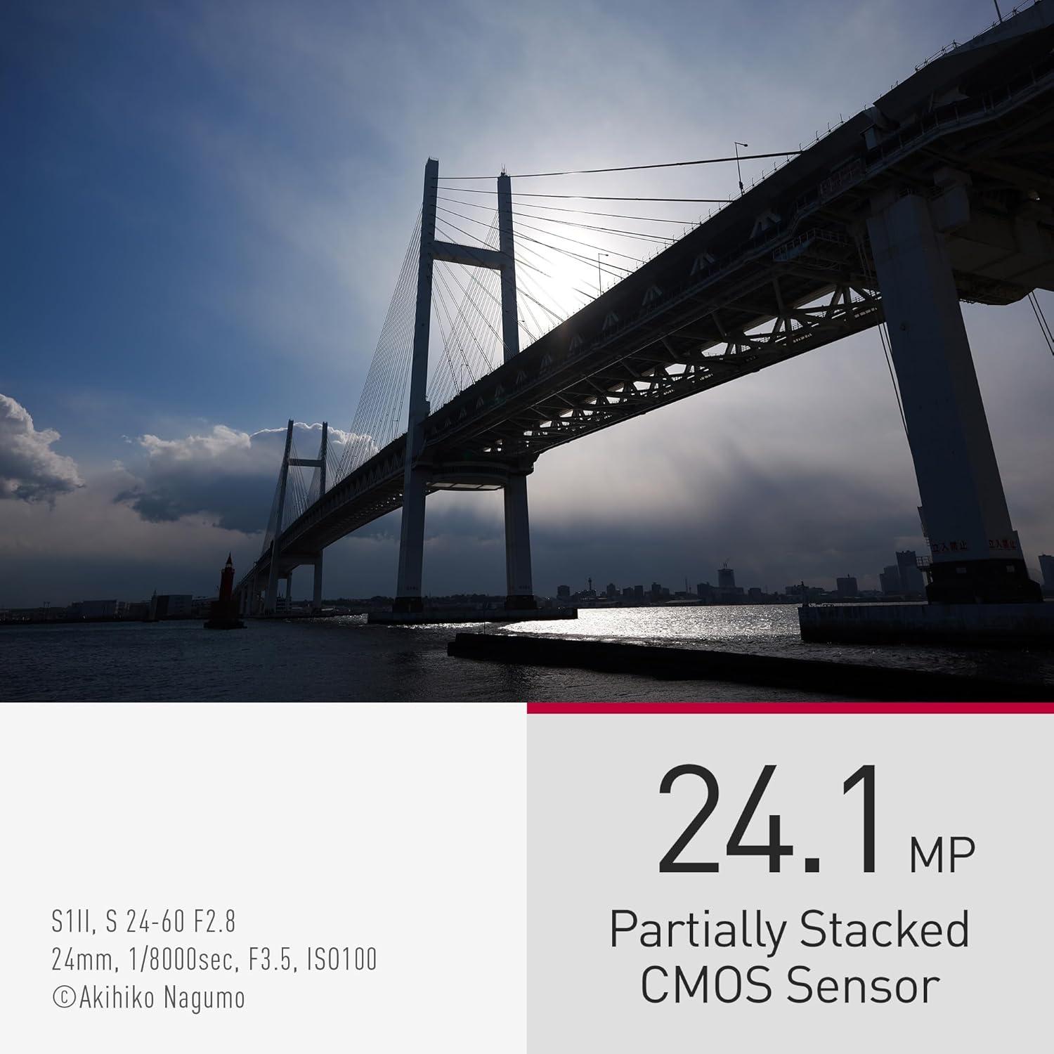 Cámara Digital Panasonic LUMIX S1II 24.1MP 6K Sin Espejo