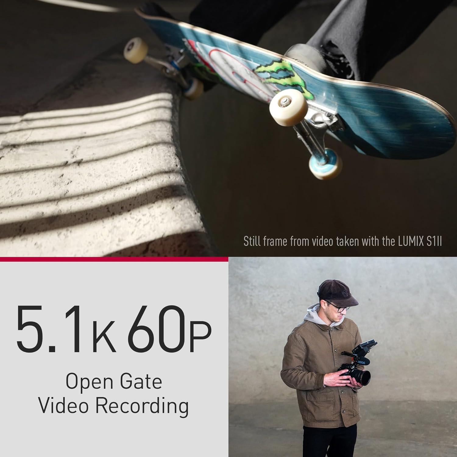 Cámara Digital Panasonic LUMIX S1II 24.1MP 6K Sin Espejo