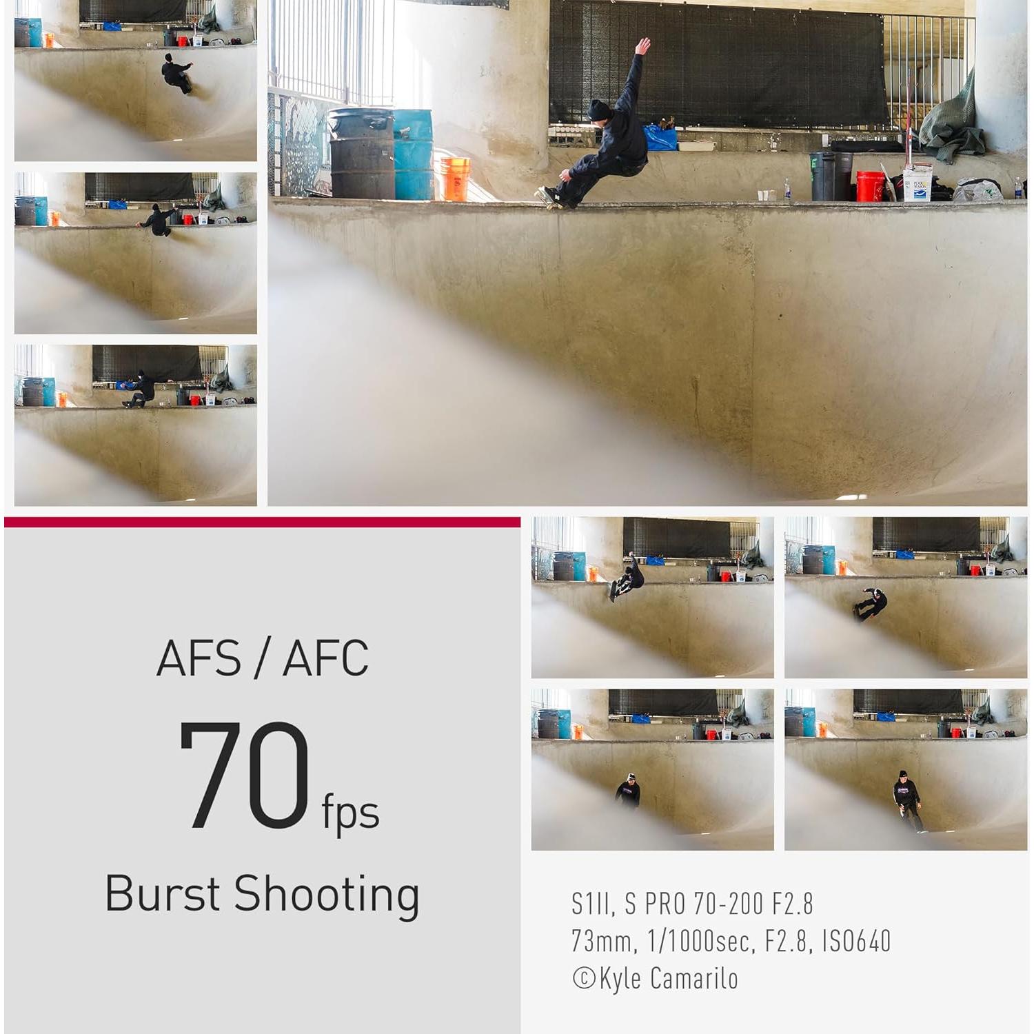 Cámara Digital Panasonic LUMIX S1II 24.1MP 6K Sin Espejo