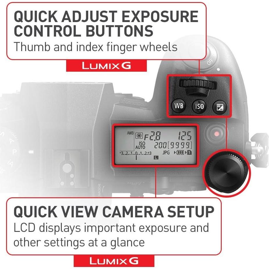 Cámara sin espejo Panasonic Lumix G9 20.3 MP 4K UHD