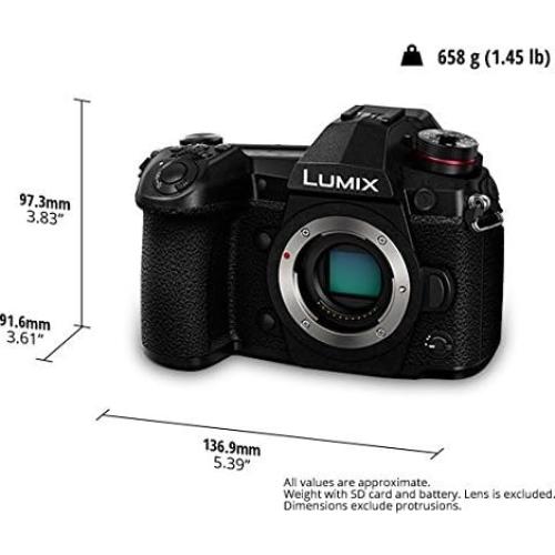 Cámara sin espejo Panasonic Lumix G9 20.3 MP 4K UHD