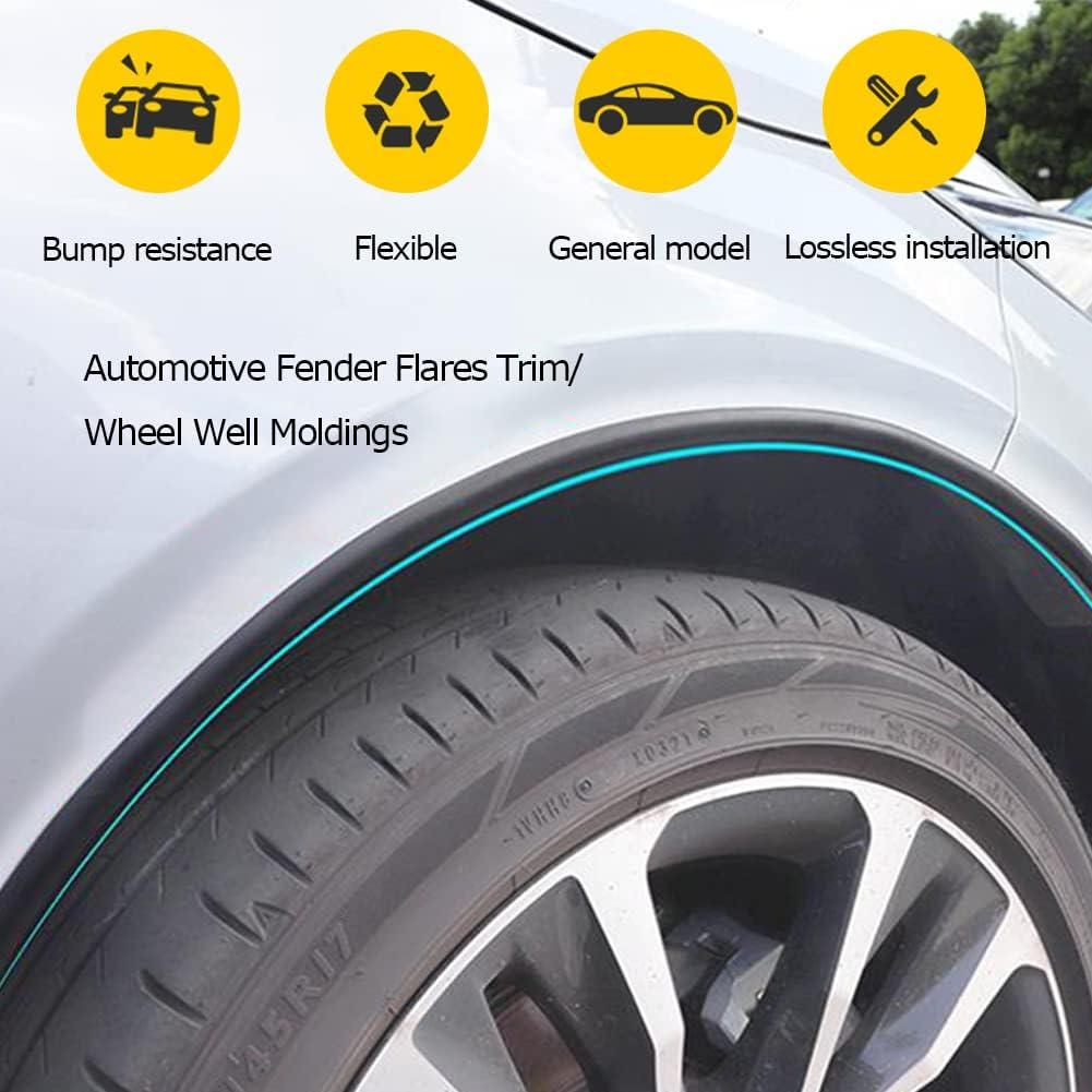 Kit de Moldura de Borde de Puerta Tintvent 7.92m Negro PVC