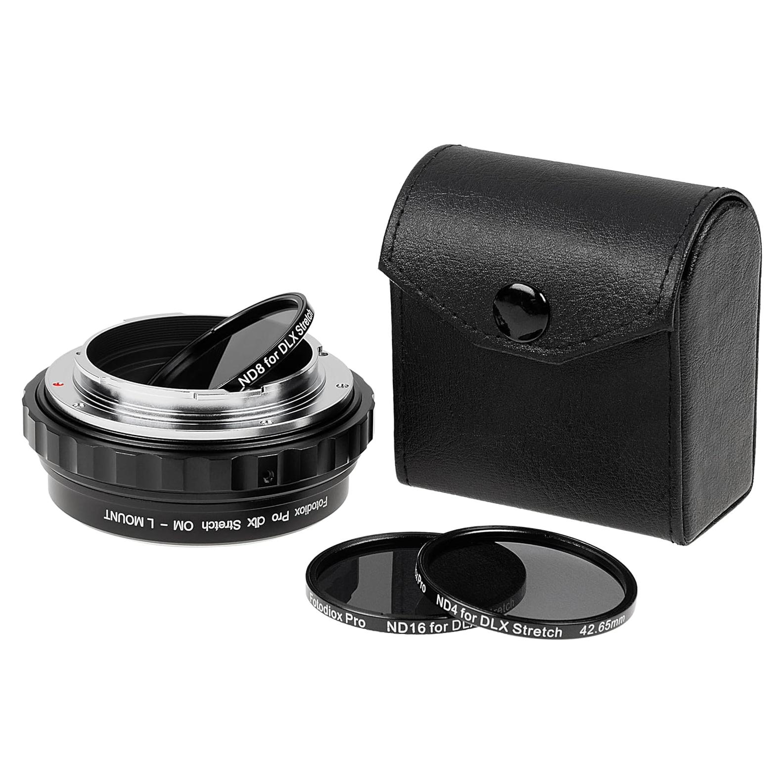 Adaptador de lente Fotodiox DLX Stretch OM-L-DLXS para L-Mount
