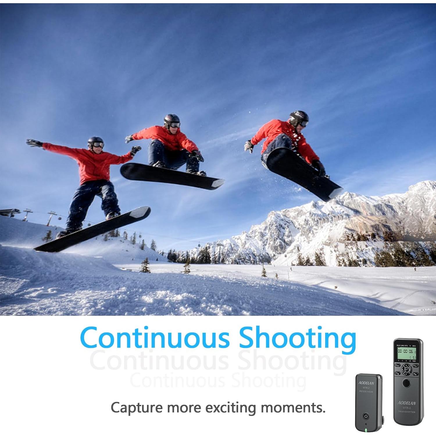 Control Remoto Inalámbrico AODELAN para Cámaras Panasonic y Olympus