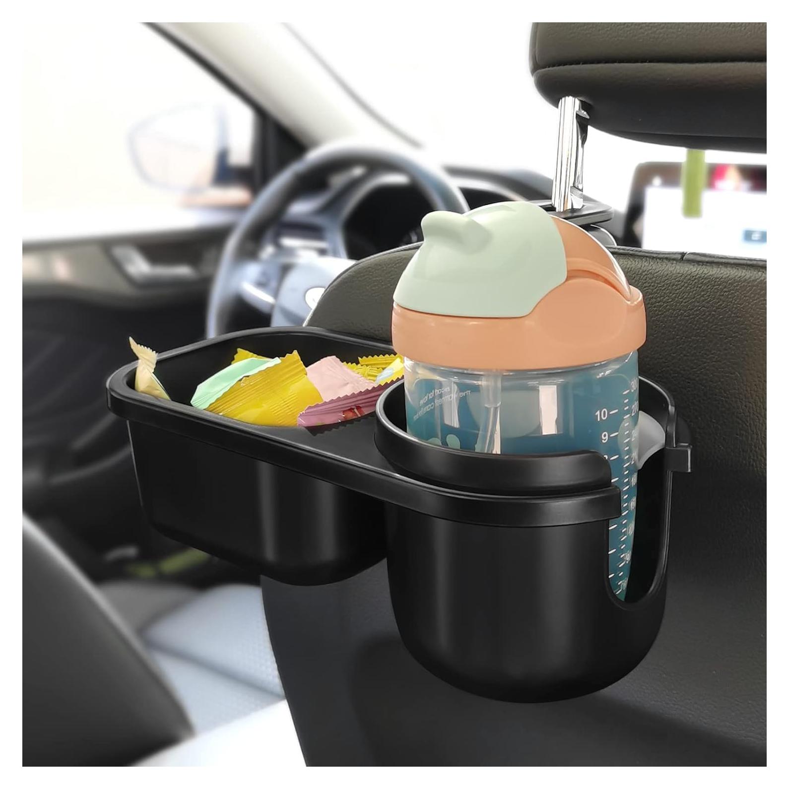 Organizador de Asiento de Coche Accmor 2 en 1 con Portavasos