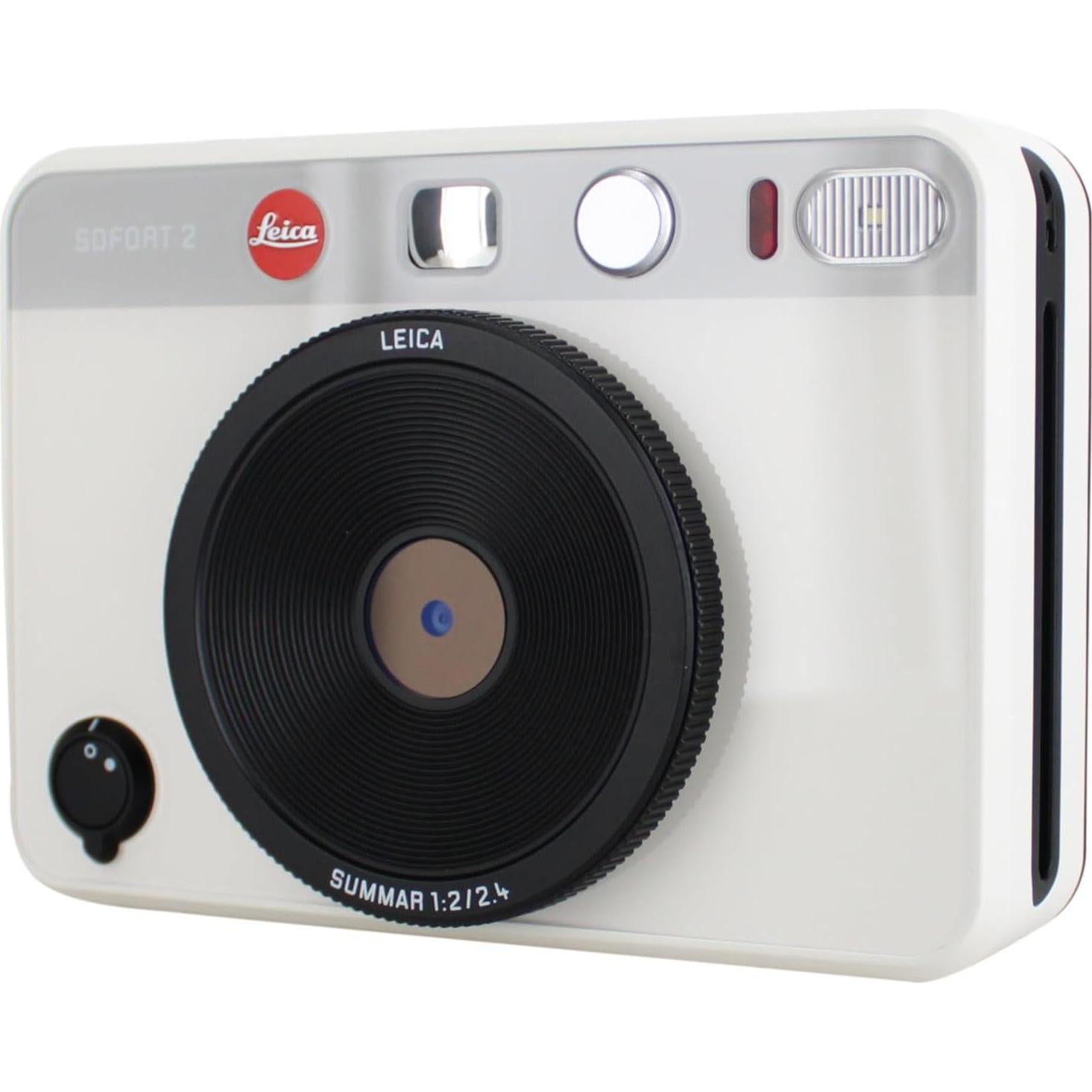 Cámara Híbrida Instantánea Leica SOFORT 2 Blanca + Accesorios