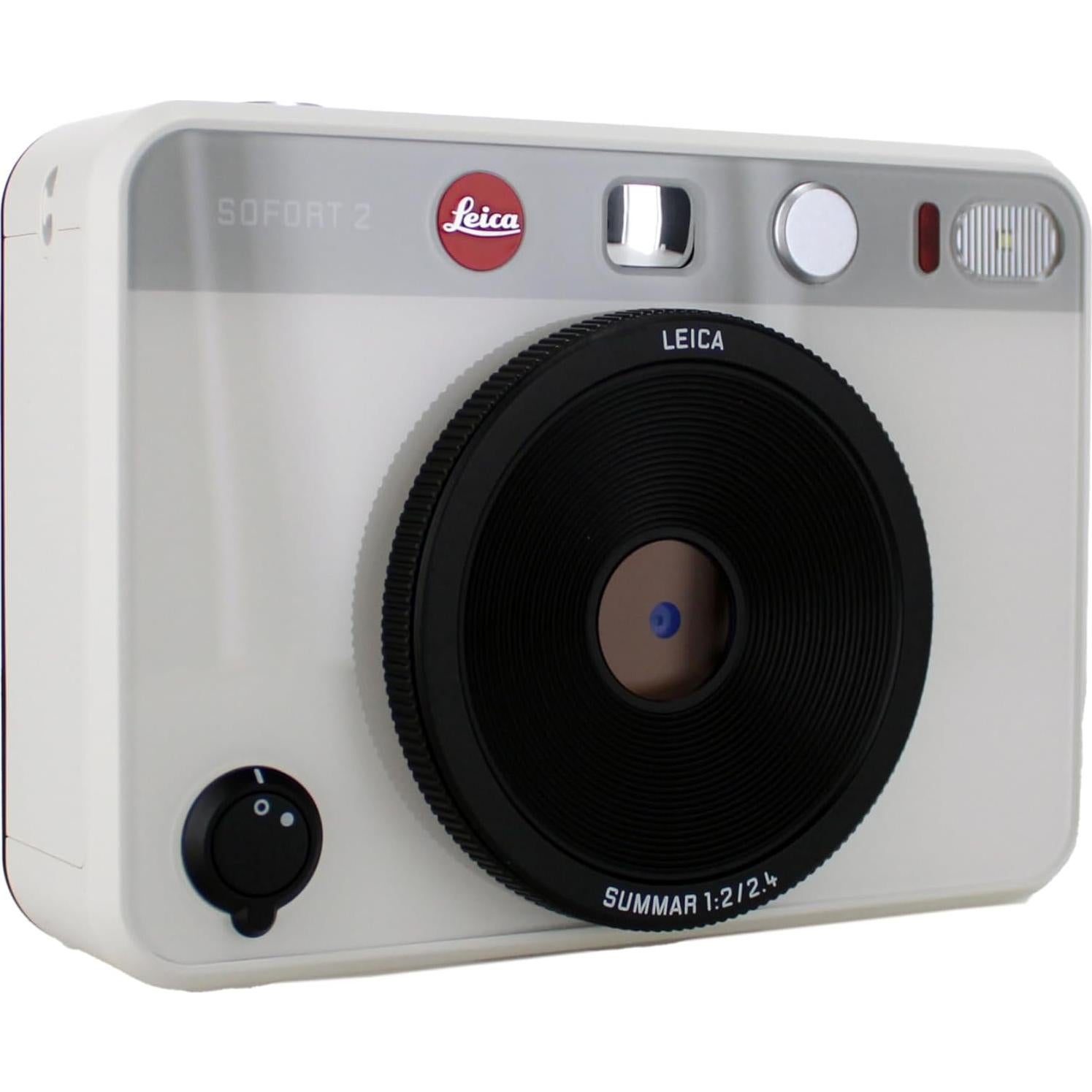 Cámara Híbrida Instantánea Leica SOFORT 2 Blanca + Accesorios