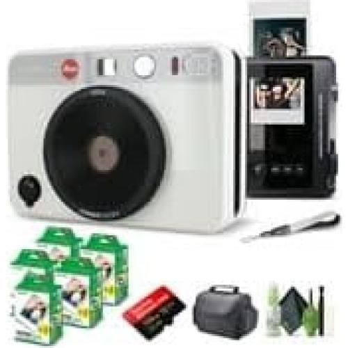 Cámara Híbrida Instantánea Leica SOFORT 2 Blanca + Accesorios