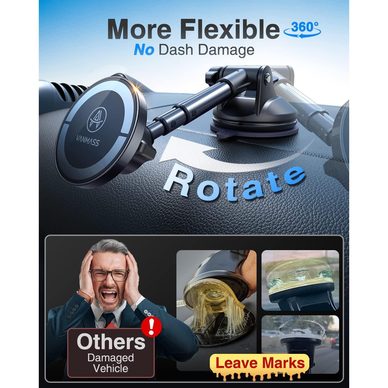 Soporte Magnético VANMASS para Teléfono de Coche 2025