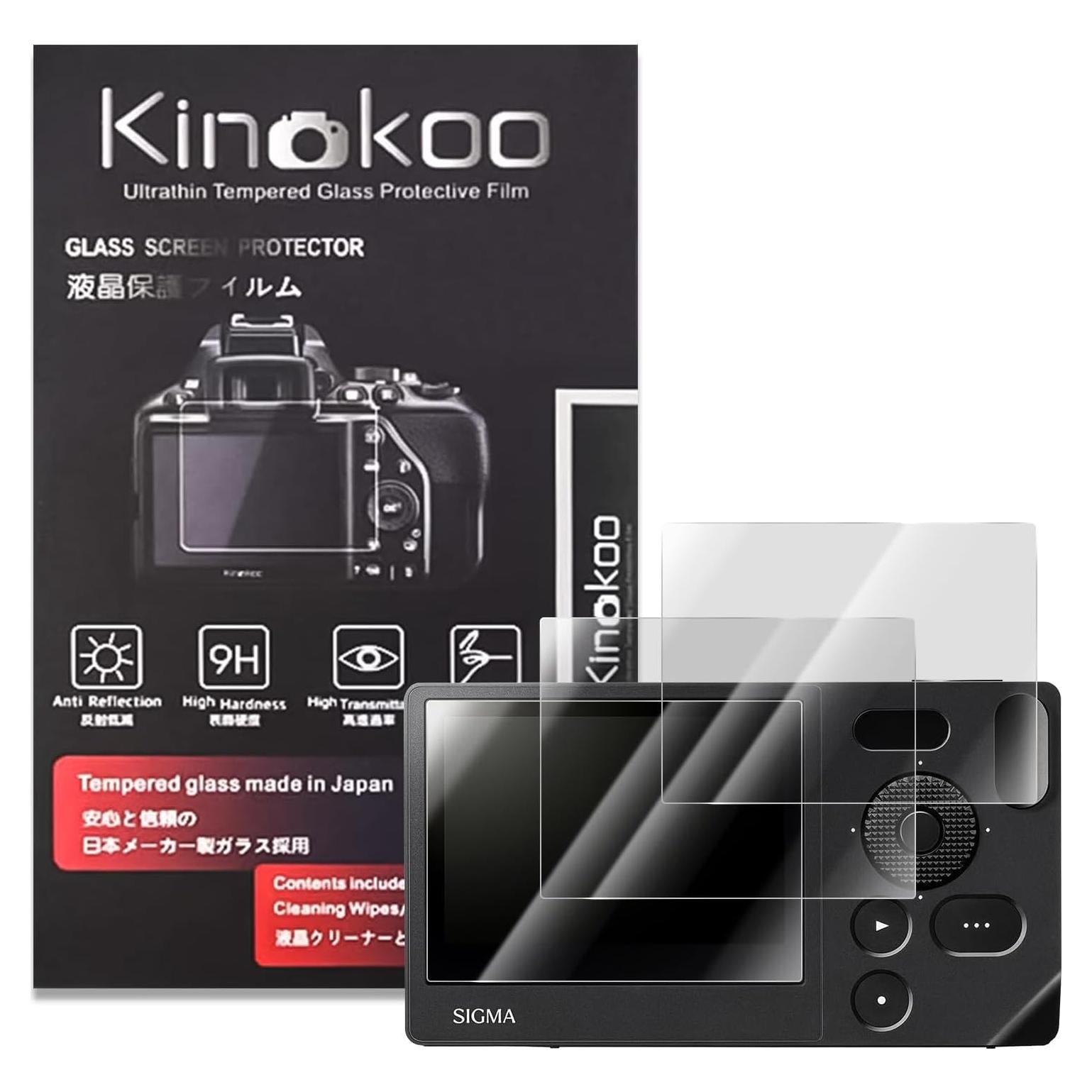 Protector de Pantalla Kinokoo para Cámara Sigma BF - Vidrio Templado 9H