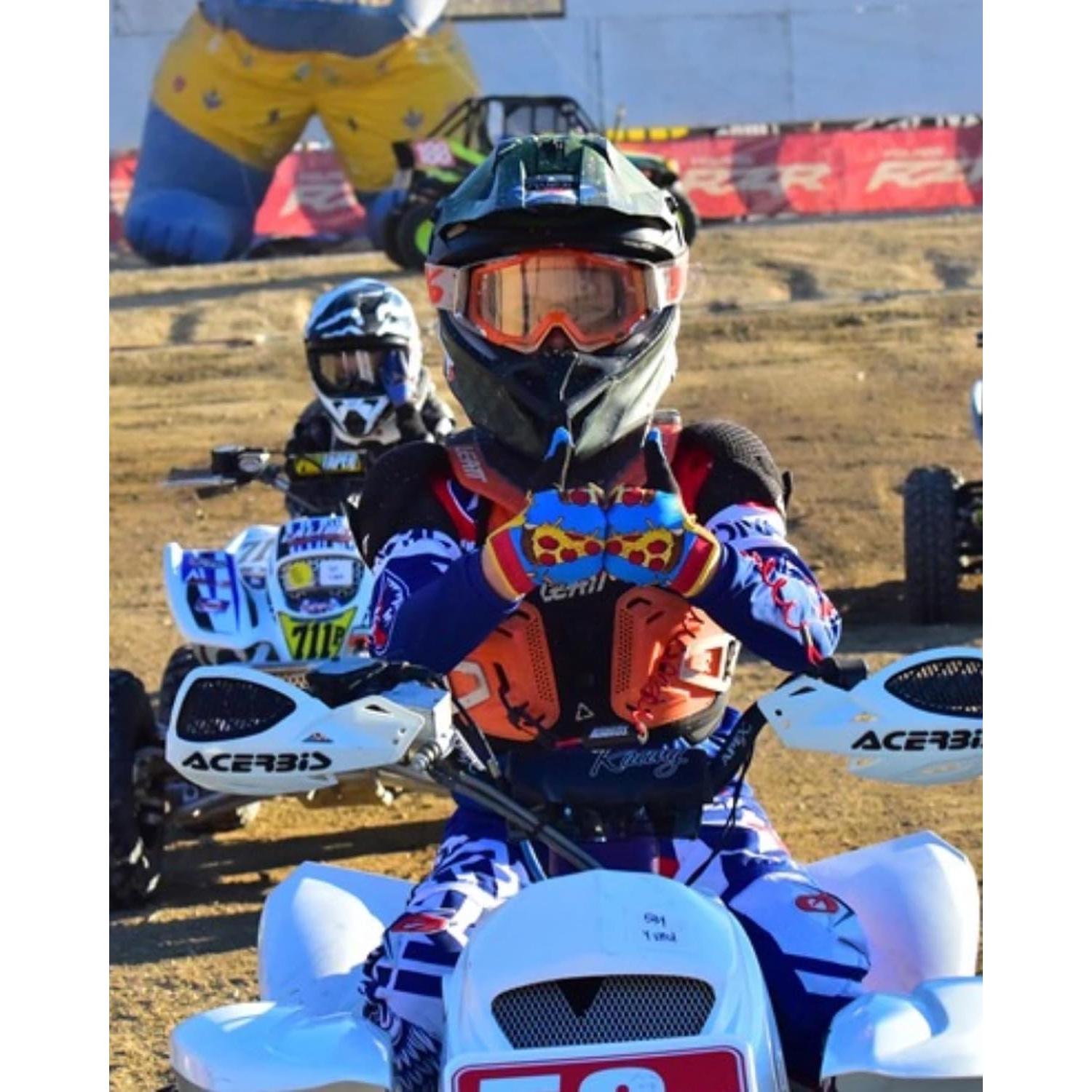 Guantes de Motocross Saints of Speed Paquete 2 Donut Pizza