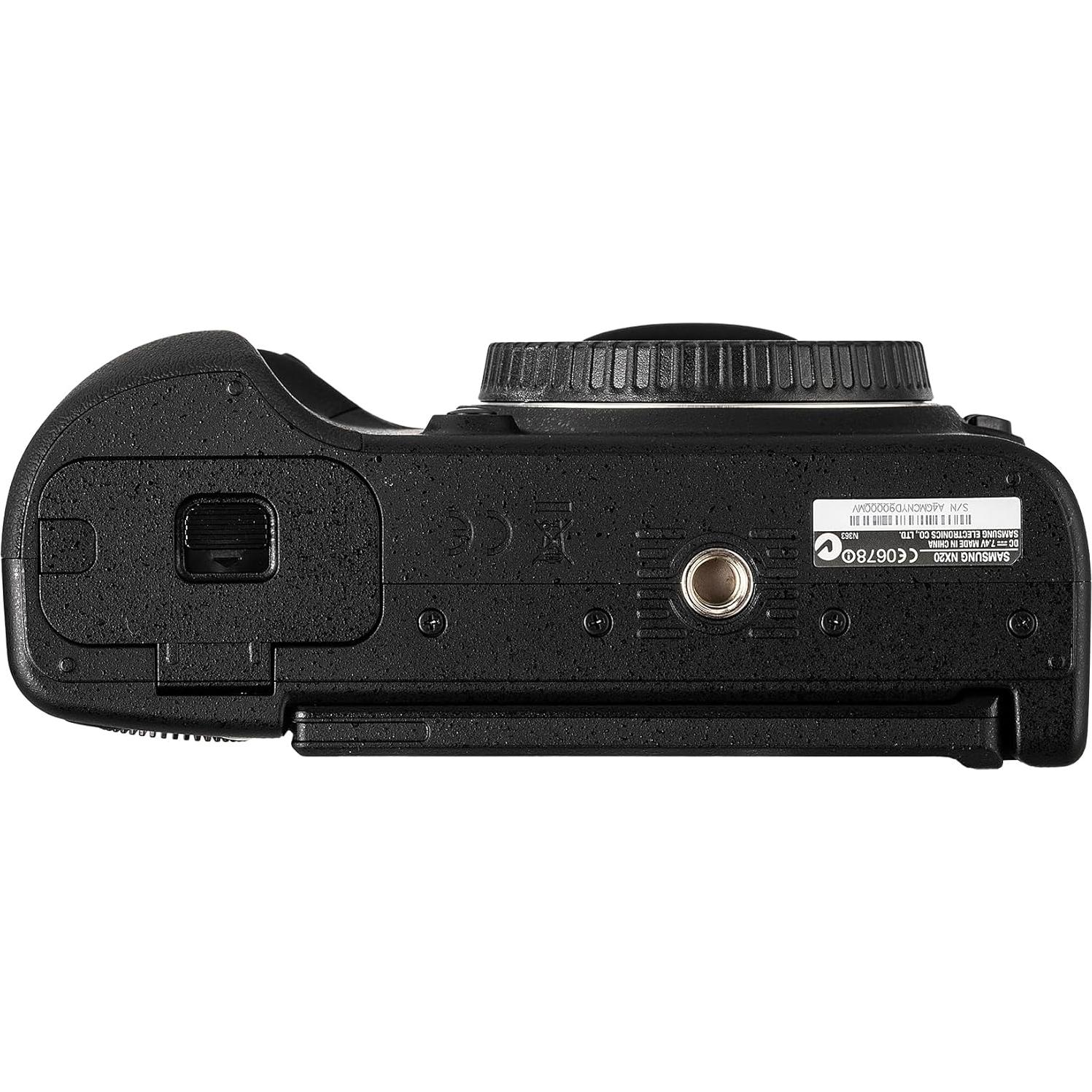 Cámara Digital Sin Espejo Samsung NX20 20.3MP Wi-Fi 18-55mm