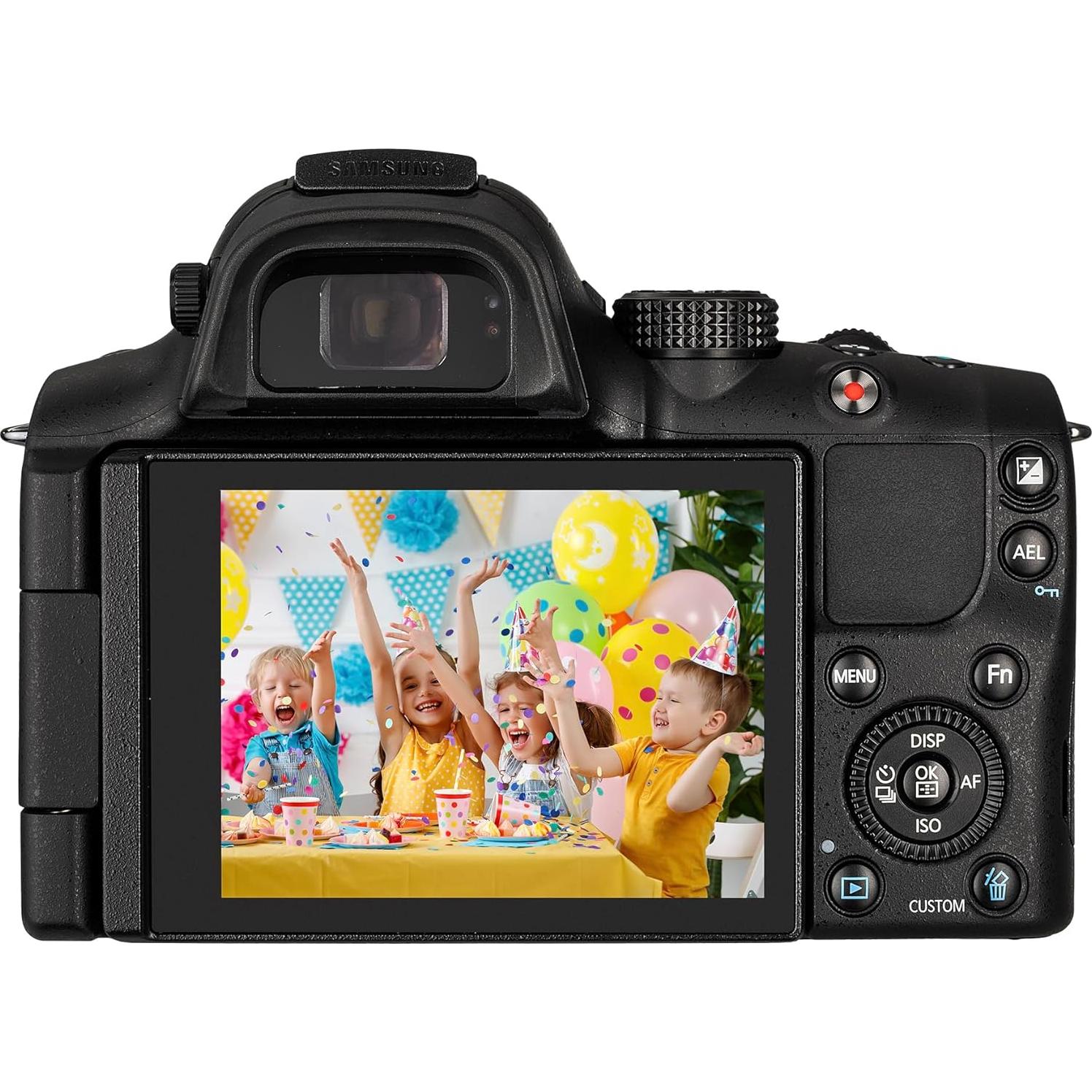 Cámara Digital Sin Espejo Samsung NX20 20.3MP Wi-Fi 18-55mm