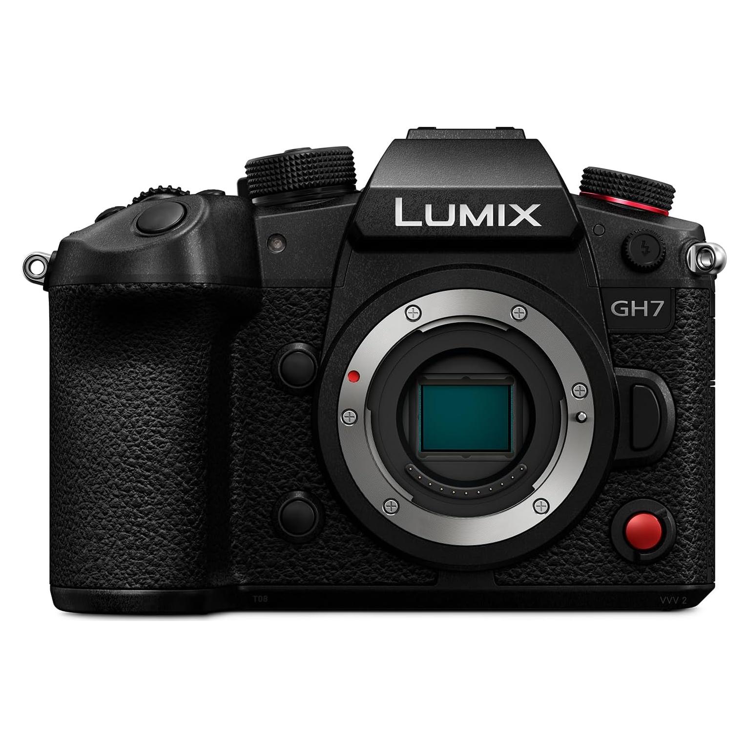 Panasonic LUMIX GH7 Mirrorless Micro Four Thirds Camera with Enhanced Video Speed and Quality, Optimized Workflows from Shooting to Post-Production, Adobe Cloud Compatible & Real-Time LUT, DC-GH7BODY