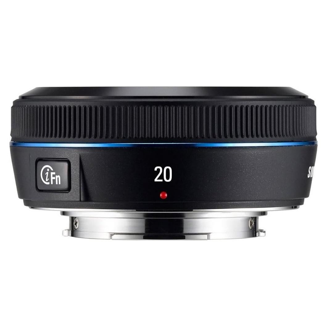 Lente Pancake Samsung EX-W20NB 20mm F2.8 para Cámaras NX