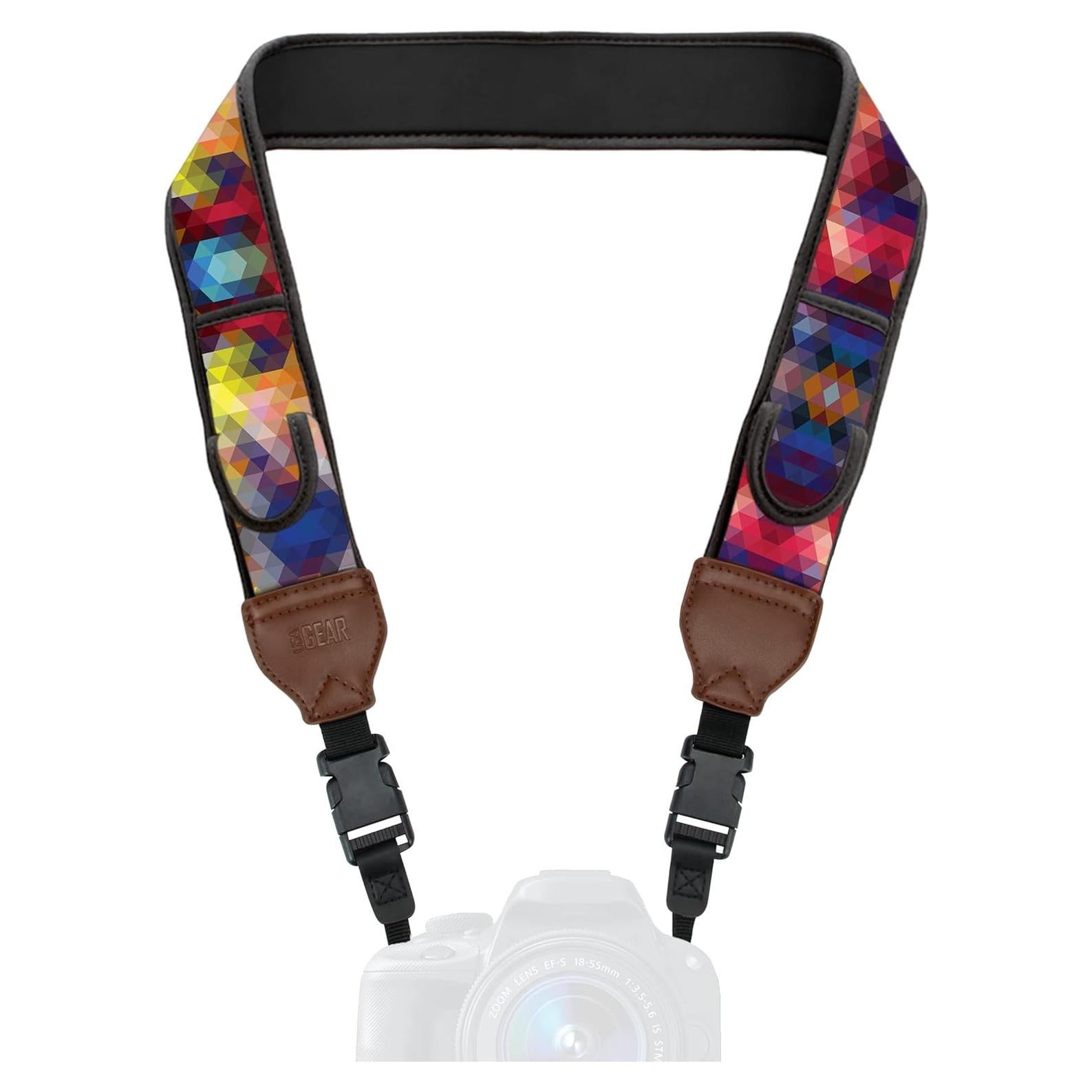 Correa de cámara USA Gear GRCMMS0100GMEW Neopreno Acolchado