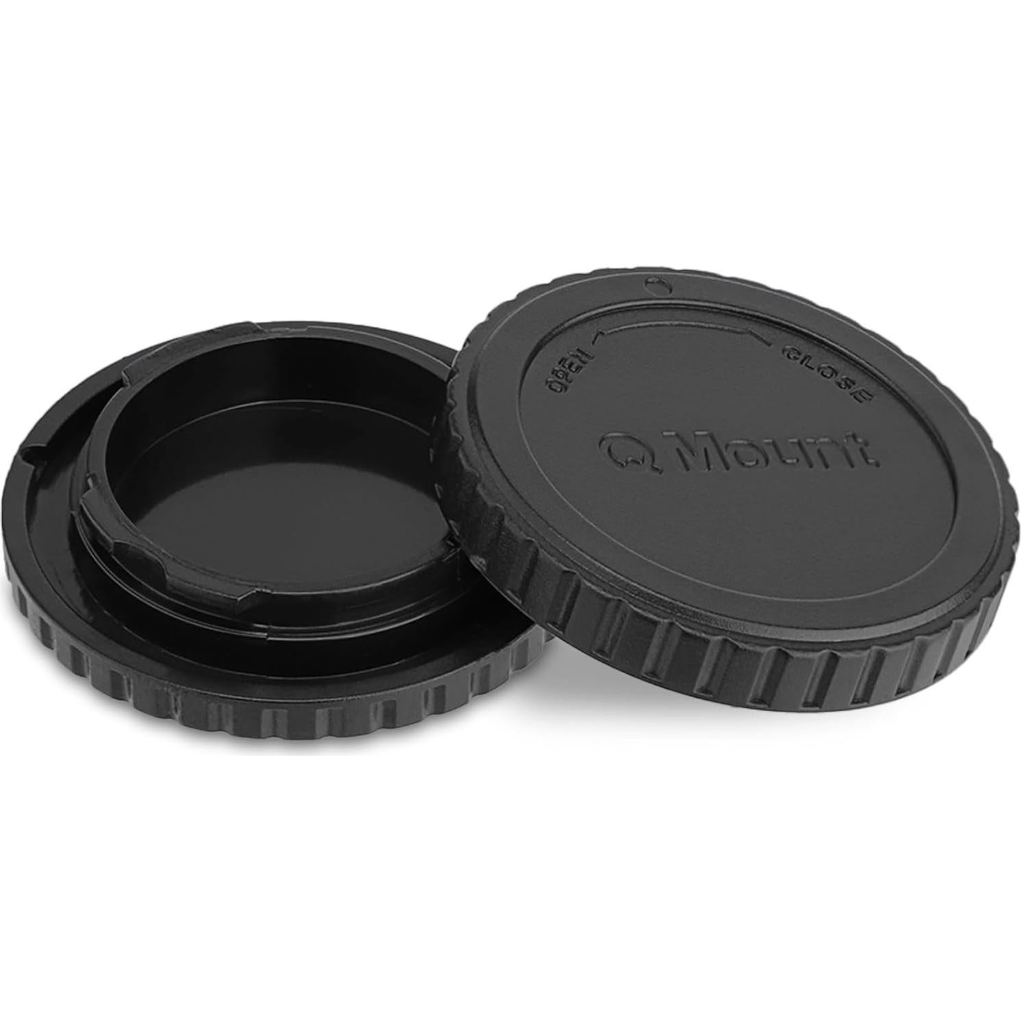Kit de tapas para cámara Pentax Q PQ Mount - Tapa de cuerpo y lente