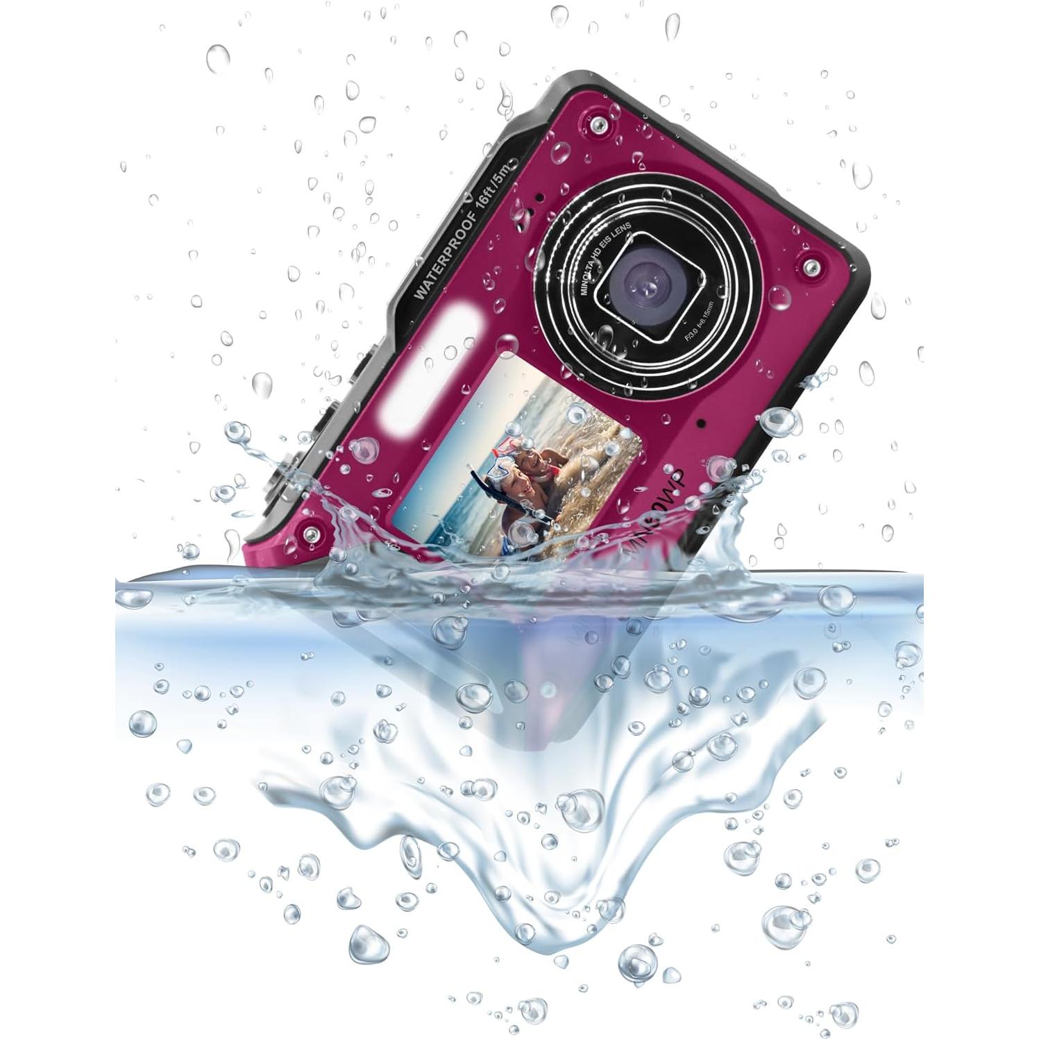 Cámara Digital Impermeable Minolta MN60WP 48MP 4K UHD