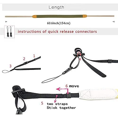 Correa de cámara Eorefo con hebillas liberación rápida Verde militar