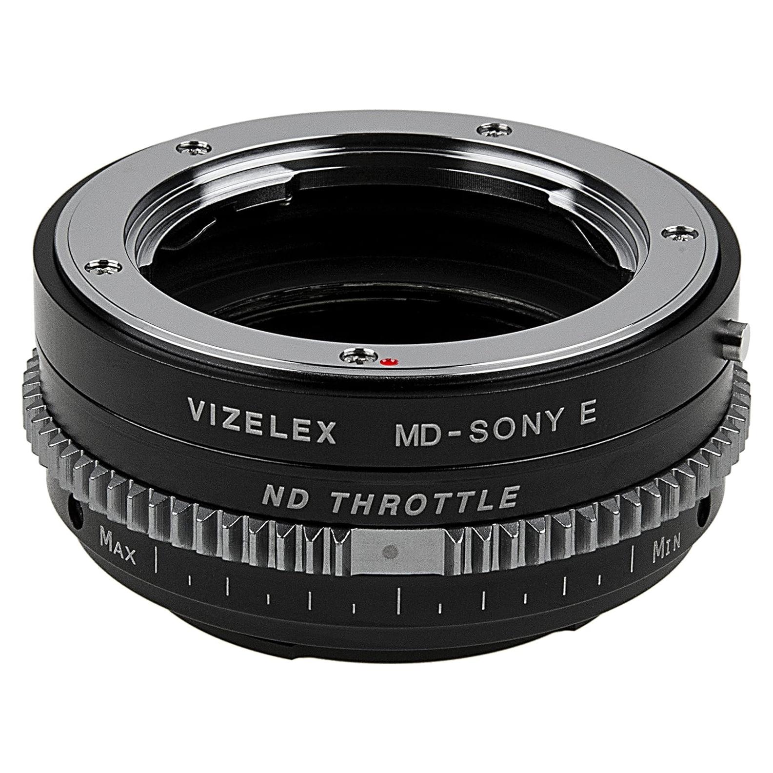 Adaptador de lente Fotodiox Vizelex Cine ND Throttle para Sony E-Mount