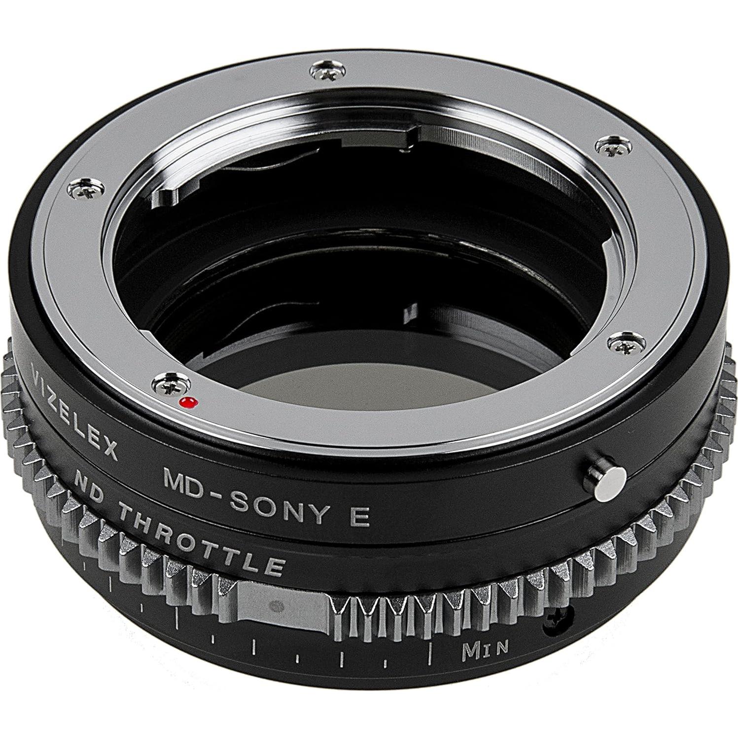 Adaptador de lente Fotodiox Vizelex Cine ND Throttle para Sony E-Mount