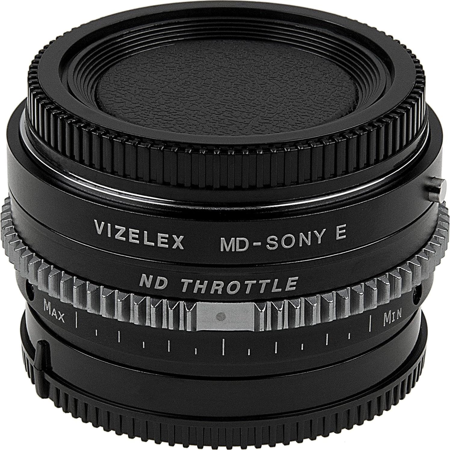 Adaptador de lente Fotodiox Vizelex Cine ND Throttle para Sony E-Mount