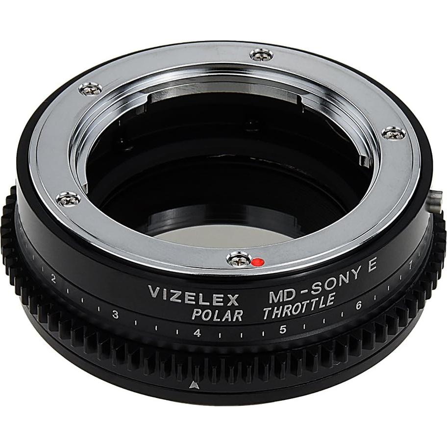 Adaptador de Montura Vizelex Polar Throttle Minolta a Sony E con Filtro Polarizador