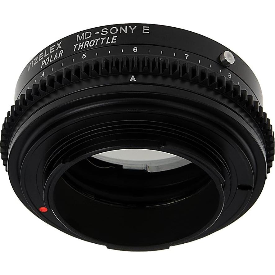 Adaptador de Montura Vizelex Polar Throttle Minolta a Sony E con Filtro Polarizador
